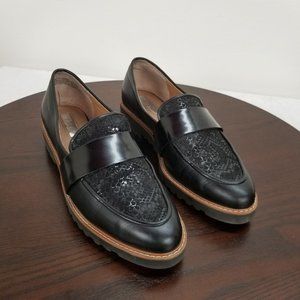 Halogen Loafer 9M Leather Fabric Design On